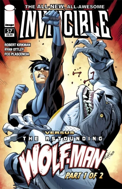 Cover of Invincible vs. The Astounding Wolf-Man, Part 1