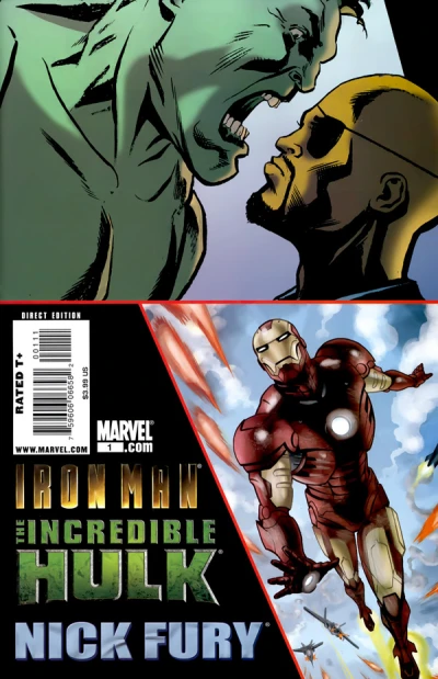 Cover of Iron Man: Fast Friends;  Incredible Hulk: The Fury Files;  Nick Fury: Spies Like Us