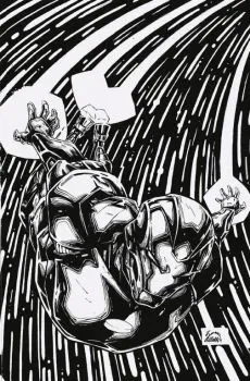 Cover of 2nd Printing Ryan Stegman Incentive B&W Variant (1:25)