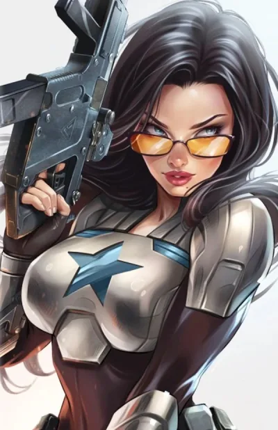 Cover of Knight of Comics / LBS Collectibles NYCC 2025 Katya Sinyukhina Virgin Cover