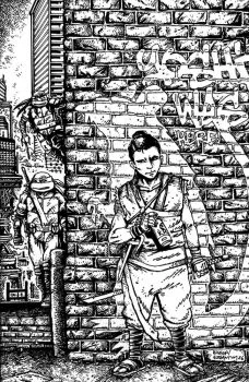 Cover of Kevin Eastman & Ben Bishop Incentive Virgin Variant (1:10)