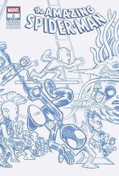 Cover of Chris Giarrusso Incentive Marvel Universe Connecting Sketch Variant (1:50)