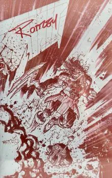 Cover of Ryan Ottley SDCC Exclusive Red Foil Variant