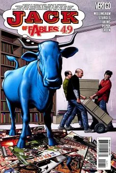 Cover of A Miniaturized Blue Ox: The Fourth Essential Component in the Most Epically Nifty Jack of Fables Story in the History of the Universe!