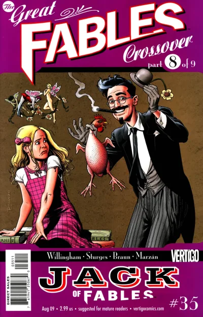 Cover of The Great Fables Crossover, Part 8 of 9: Genre Fiction is Dead