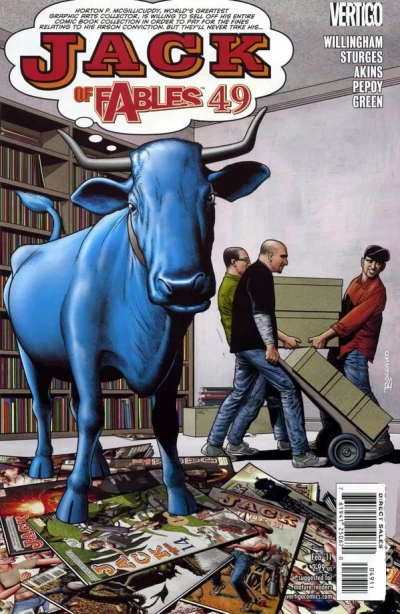 Cover of A Miniaturized Blue Ox: The Fourth Essential Component in the Most Epically Nifty Jack of Fables Story in the History of the Universe!