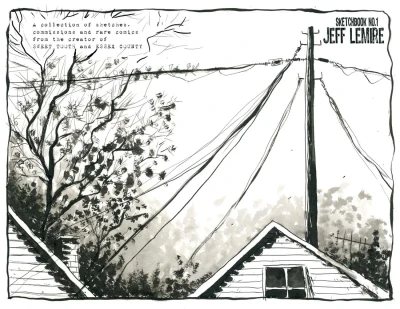Cover of Jeff Lemire Sketchbook Vol.1