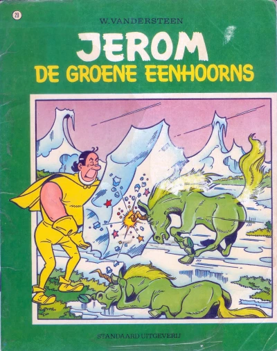 Cover of De Groene Eenhoorns
