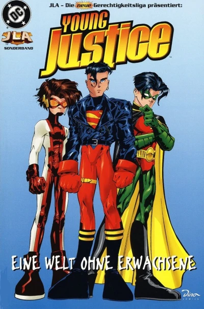 Cover of Young Justice - Eine Welt ohne Erwachsene