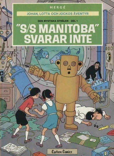 Cover of "S/S Manitoba" svarar inte (Den mystiska strålen del 2)