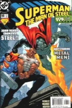 John Henry Irons Vs. Steel?! : Guest Starring Metal Men! : Y2K Four of 5