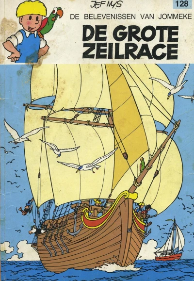 Cover of De grote zeilrace