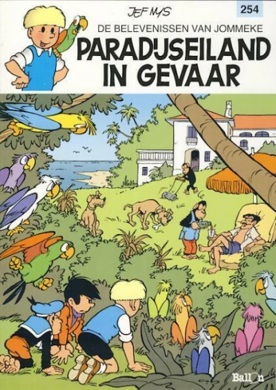 Cover of Paradijseiland In Gevaar