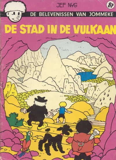 Cover of De stad in de vulkaan