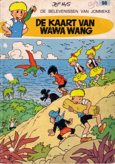 Cover of De kaart van Wawa Wang