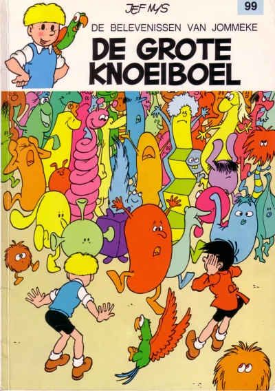 Cover of De grote knoeiboel