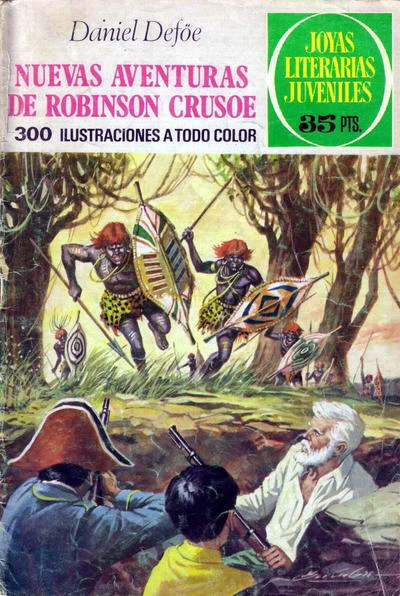 Cover of Nuevas aventuras de Robinson Crusoe