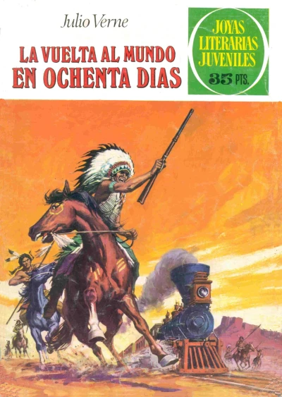 Cover of La Vuelta al Mundo en Ochenta Días