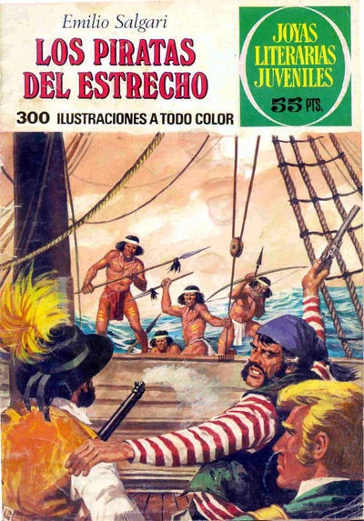 Cover of Los piratas del estrecho
