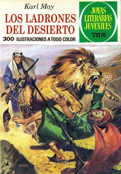 Cover of Los ladrones del desierto