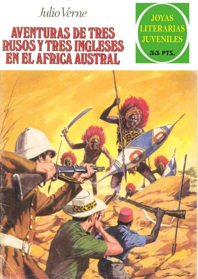 Cover of Aventuras de Tres Rusos y Tres Ingleses en el África Austral