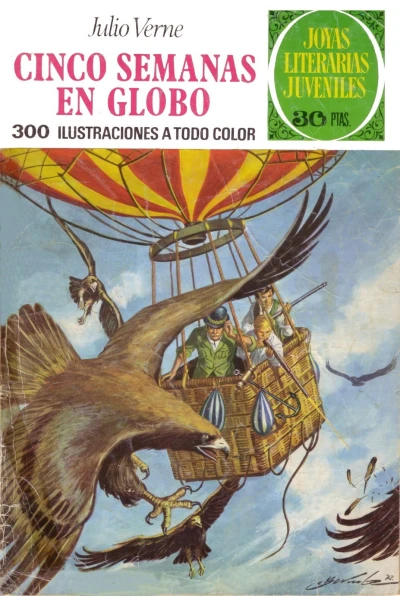 Cover of Cinco Semanas en Globo
