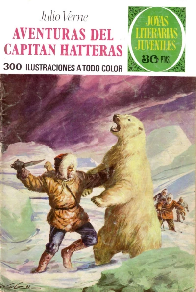 Cover of Aventuras del Capitán Hatteras