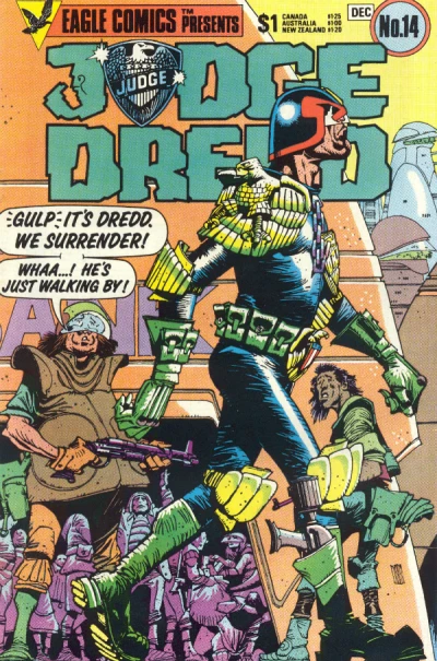 Cover of Judge Dredd 14