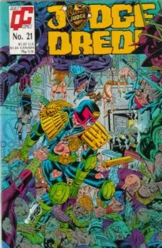 Cover of Judge Dredd 21