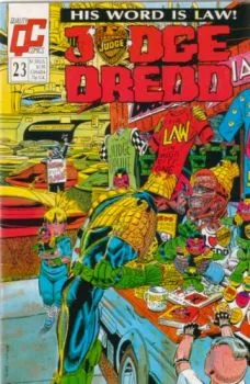 Cover of Judge Dredd 23