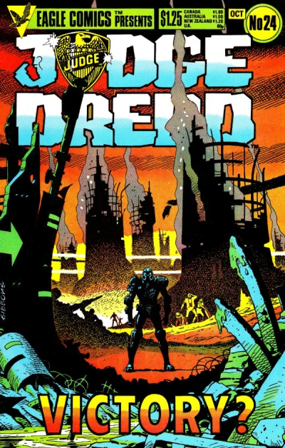 Cover of Judge Dredd 24