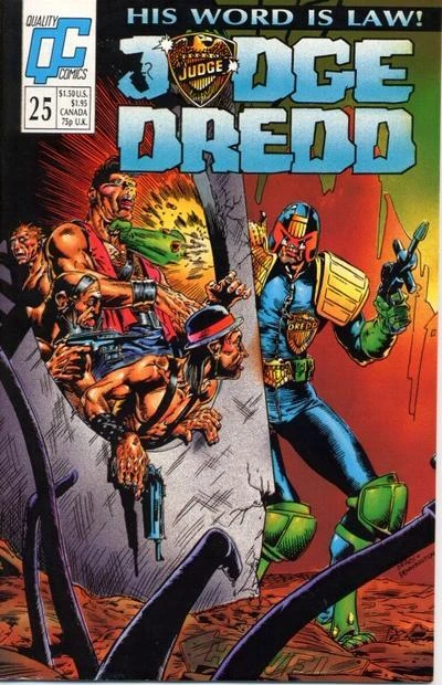 Cover of Judge Dredd 25