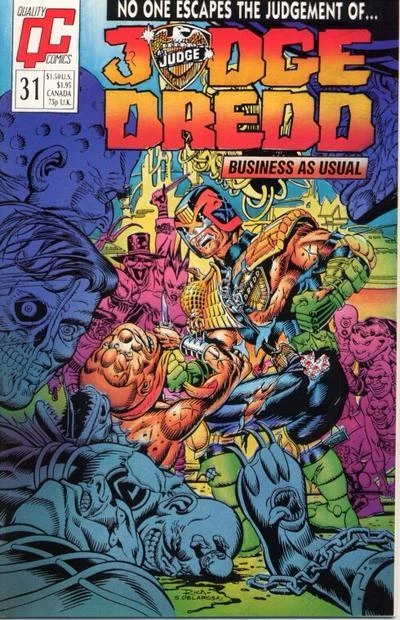 Cover of Judge Dredd 31