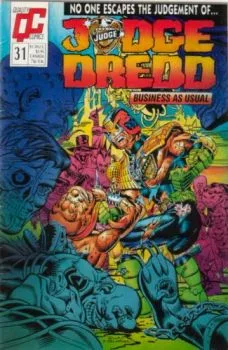Cover of Judge Dredd 31