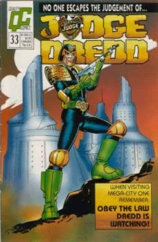 Cover of Judge Dredd 33