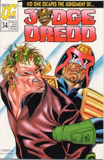 Cover of Judge Dredd 34