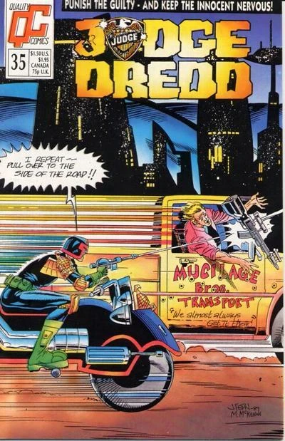 Cover of Judge Dredd 35