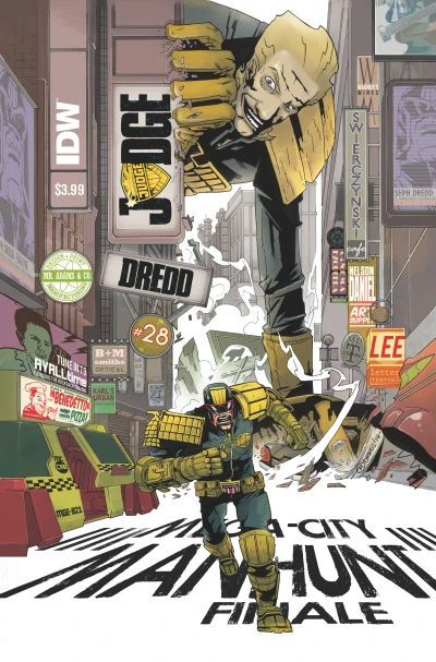 Cover of Mega-City Manhunt, Part 4: Mental Block