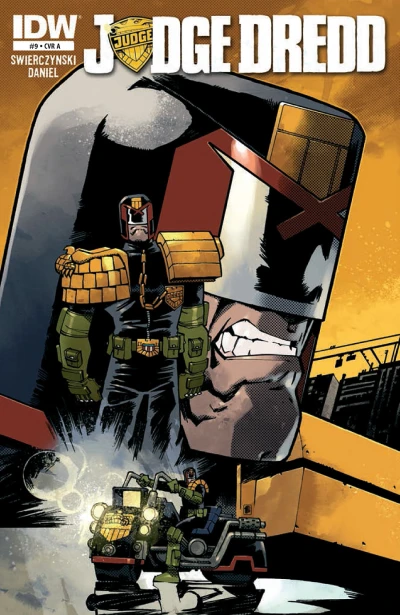 Cover of Into the Cursed Earth, Chapter 1-3; A Walk Through the Valley of Wholesome Family Fun, Woodrell County and How It Got That Way, Gaze Upon the Face of Dredd