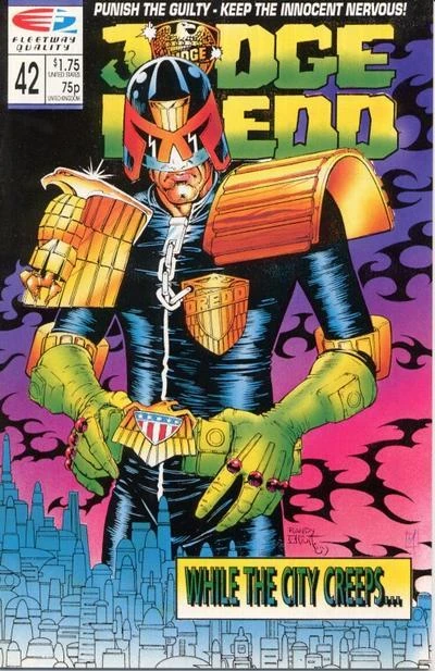 Cover of Judge Dredd 42