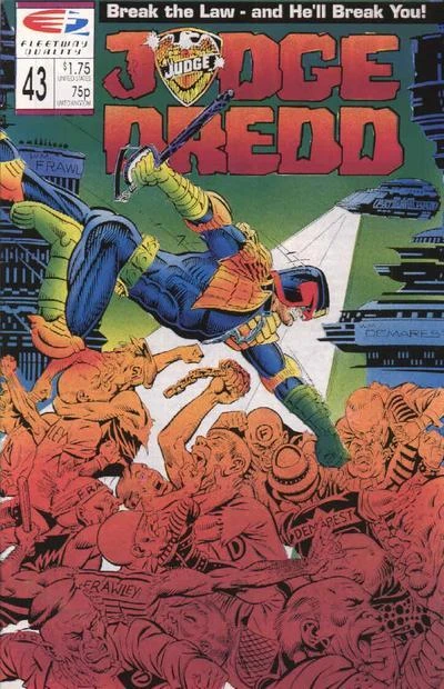Cover of Judge Dredd 43