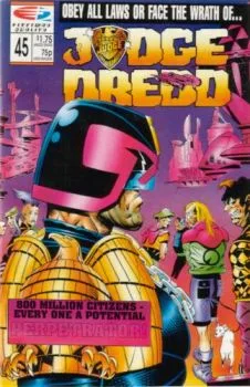 Cover of Judge Dredd 45