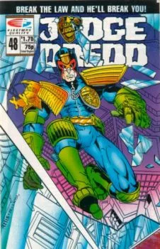 Cover of Judge Dredd 48