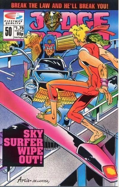 Cover of Judge Dredd 50
