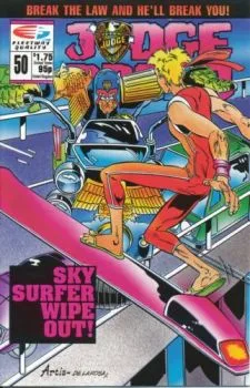 Cover of Judge Dredd 50