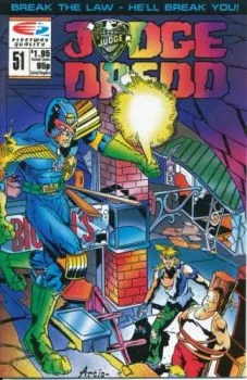 Cover of Judge Dredd 51