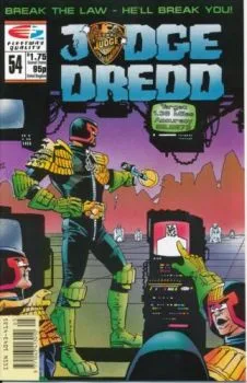 Cover of Judge Dredd 54