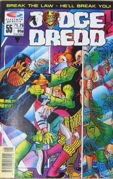 Cover of Judge Dredd 55