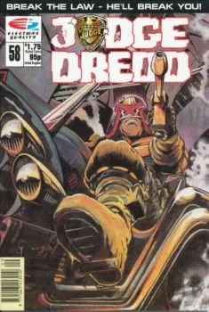 Cover of Judge Dredd 58