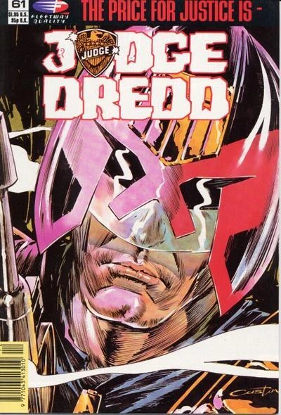 Cover of Judge Dredd 61